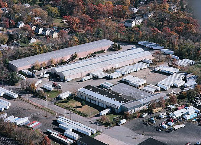 USA Warehousing Piscataway Facility view from above